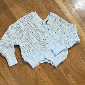 Express Ivory Knit Sweater